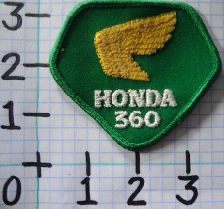 Vintage nos honda 360 motorcycle patch from the 70's 023-3