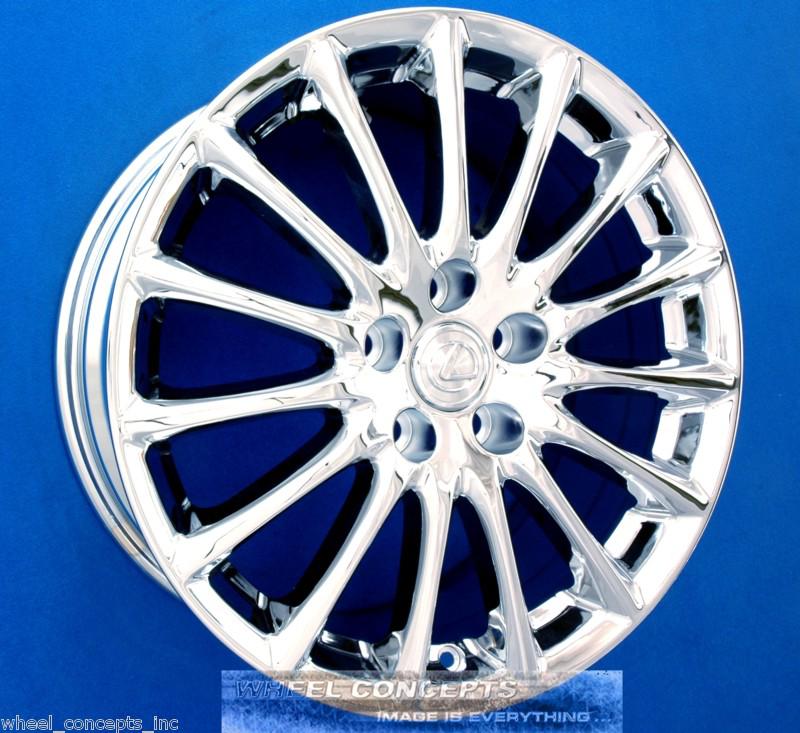Lexus is350 isp 18 inch chrome wheel exchange 18" staggered rims is 350 p
