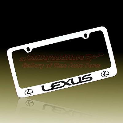 Lexus chrome solid metal license plate frame, official licensed, + free gift