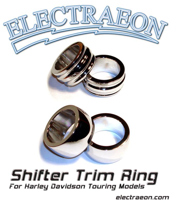 Electraeon shifter trim ring for harley davidson road king.