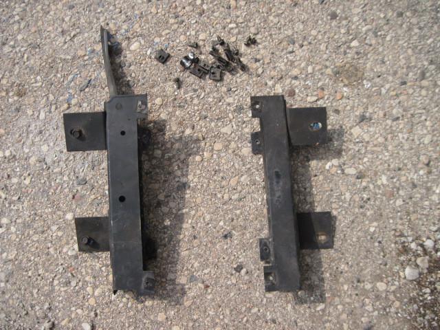 Air conditioning ac condensor core brackets 1965 65  gto lemans tempest 326 389