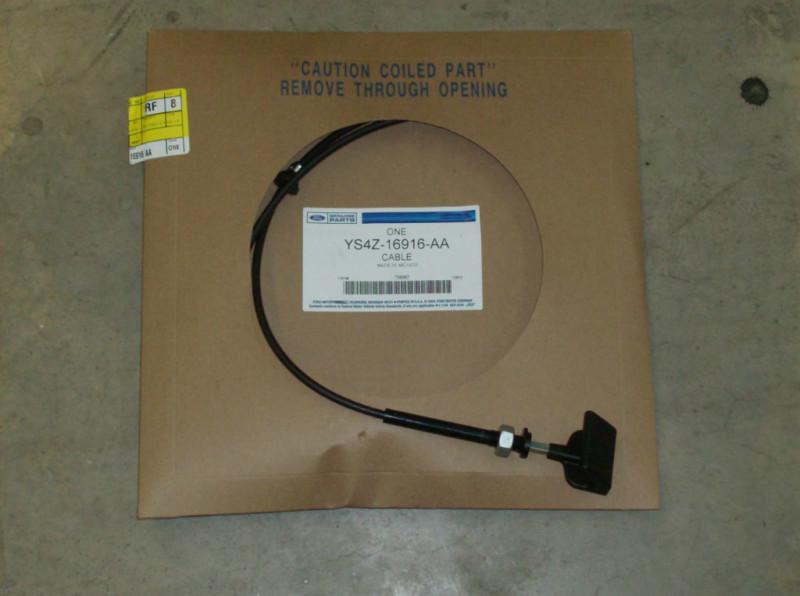 Ford focus hood release cable handle new oem part ys4z 16916 aa 2000 2007