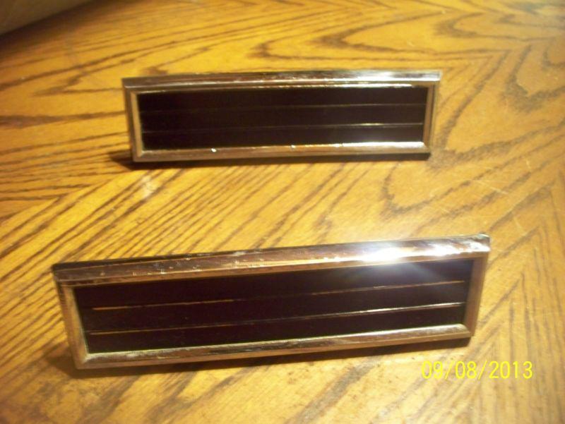 1961 1962 1963 1964 cadillac pair door panel reflector lights