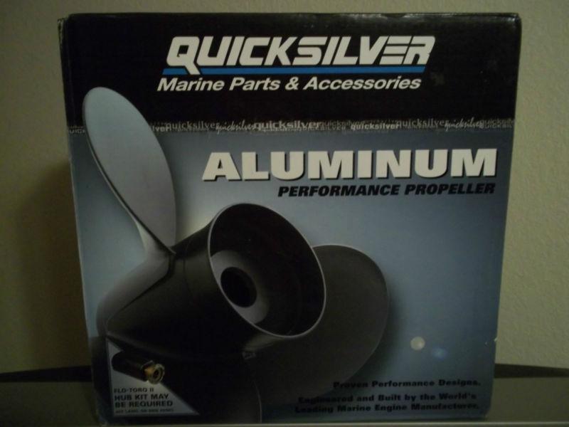 New in box quick silver qa2036x black diamond aluminum propeller 13 1/4"x 17