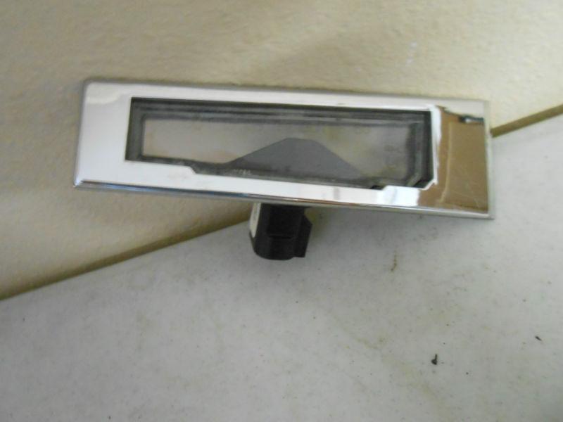 2005,05,06,07 cadillac sts left chrome license plate light oem free shipping