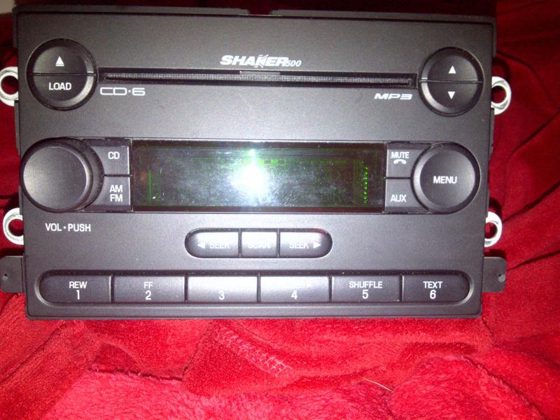 Mustang stereo shaker 500 6 disc changer radio