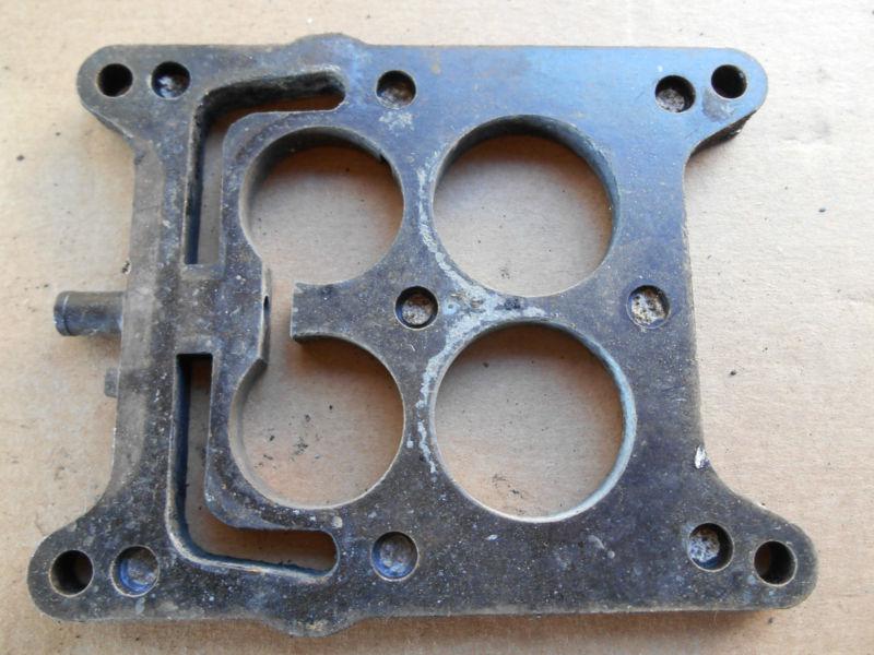 1965-1967 cadillac 429 carter carburetor adapter gasket with outlet **nice**