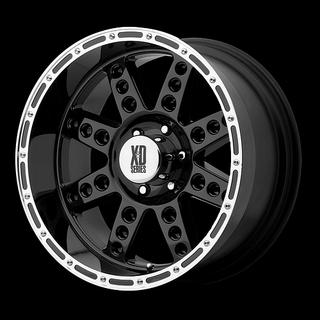 18" xd 766 diesel black rims & 33x12.50x18 kumho road venture mt tires wheels