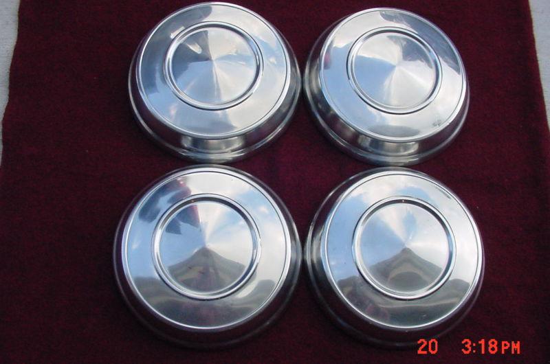 1963 1964 plymouth dodge dog dish hub caps factory original good cond 4 only