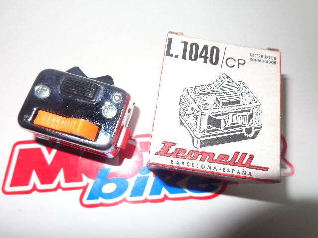 Key light, switch  leonelli l-1040 cp, compatible with bultaco, montesa, ossa.