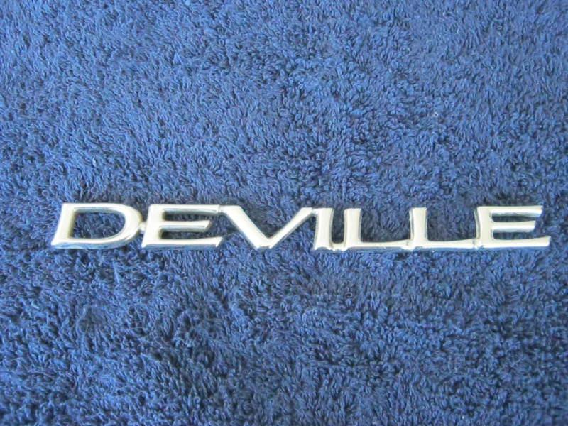 2003 cadillac deville rear trunk side door  emblem logo badge 