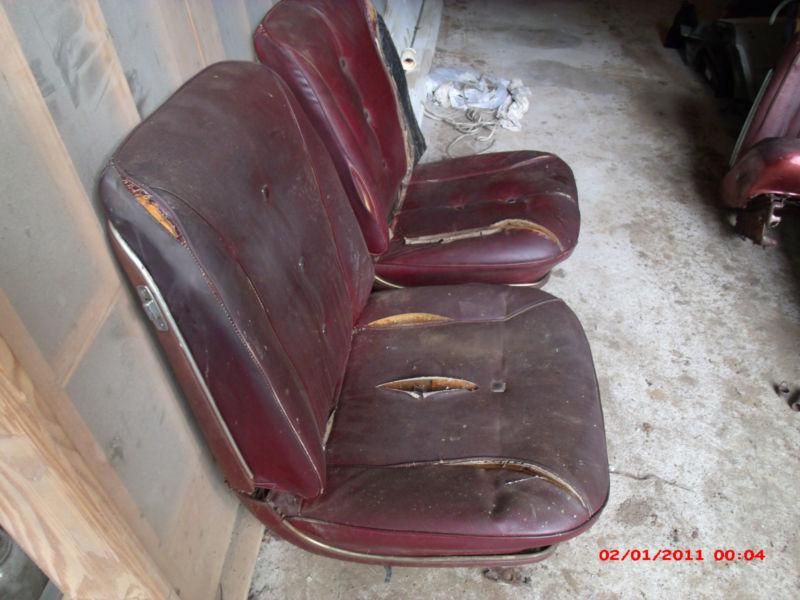 1967 oem oldsmobile toronado front seats