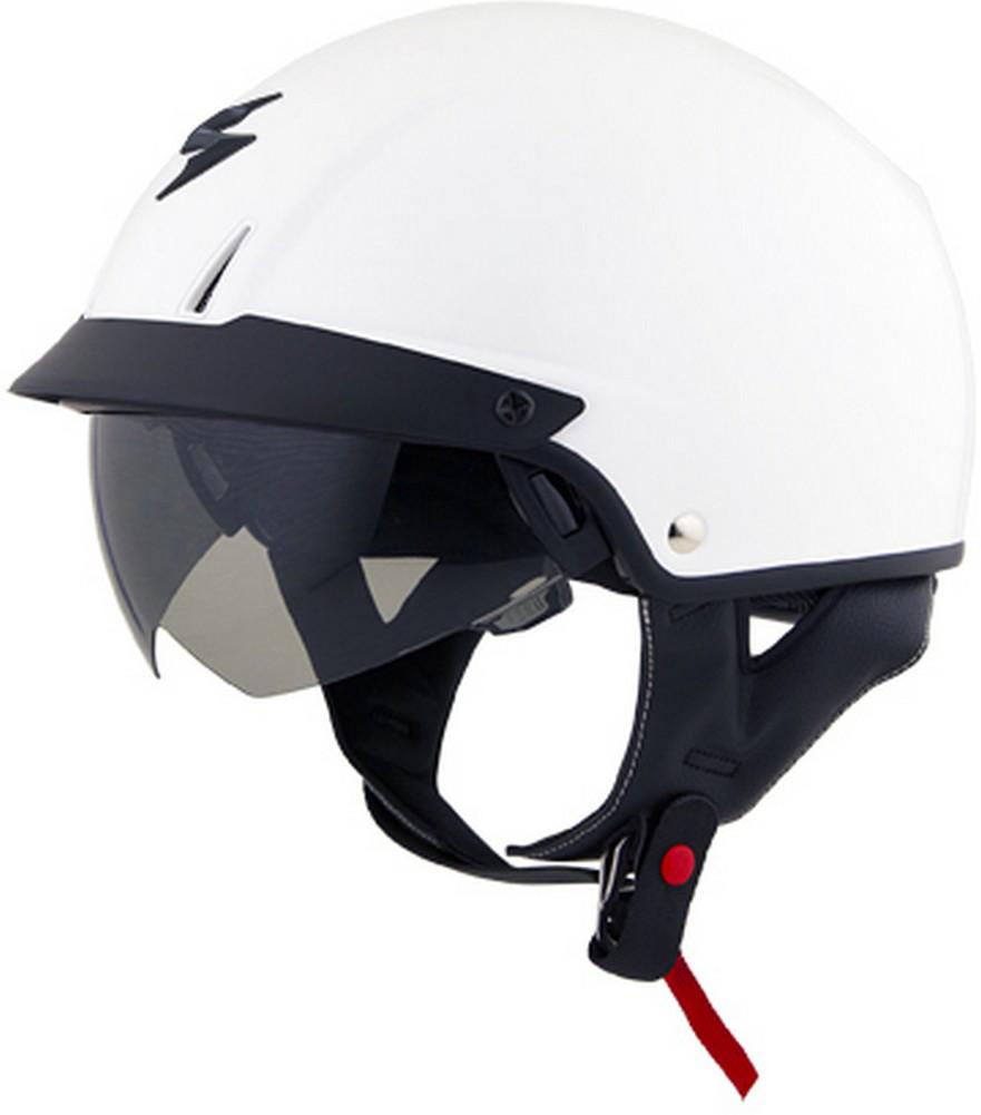 Scorpion exo-c110 half-shell street helmet - white