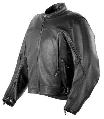 Power trip leather powerglide motorcycle jacket small s