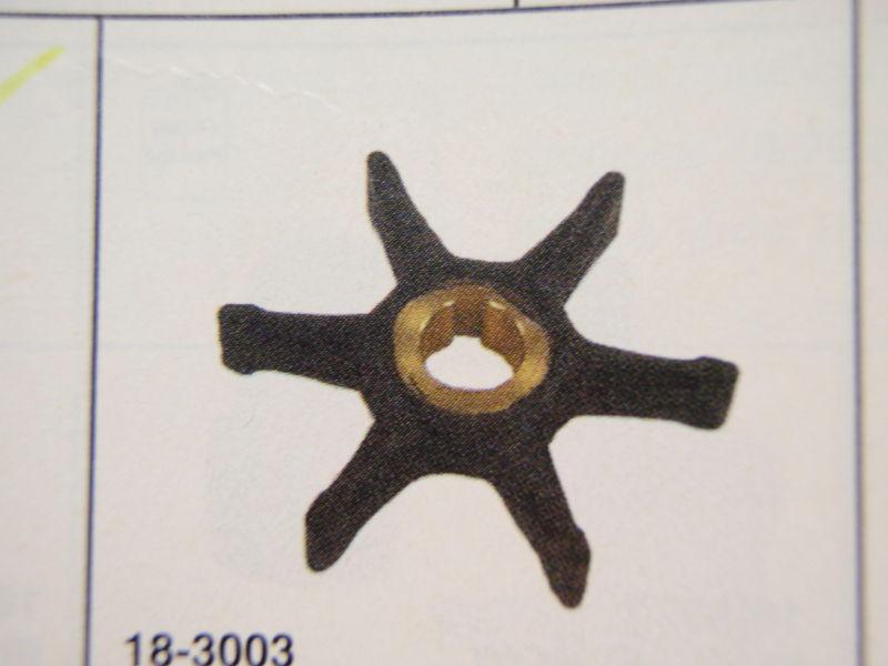 Water pump impeller 18-3003 johnson evinrude omc replaces 377178 outboard parts