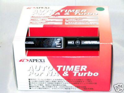 Apexi apex auto turbo timer tt black limited ed. new