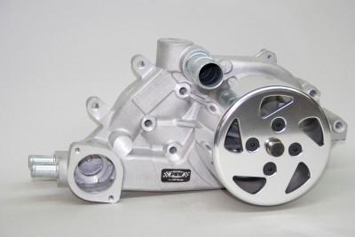 Gm ls gen iii & iv 1998-2010  aluminum water pump polished pulley 8 hole  8896