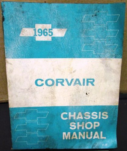 1965 chevrolet dealer corvair chassis service shop manual repair