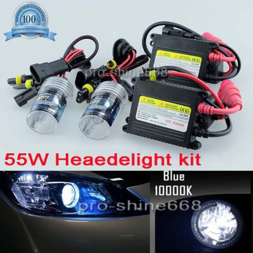 Car 55w h4 9003 hi-lo halogen 10k oem hid xenon replacement bulbs kit set ql