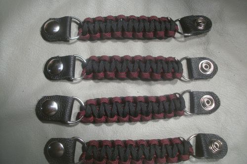 Vest extenders maroon and black para cord lightweight but strong!! by stitch