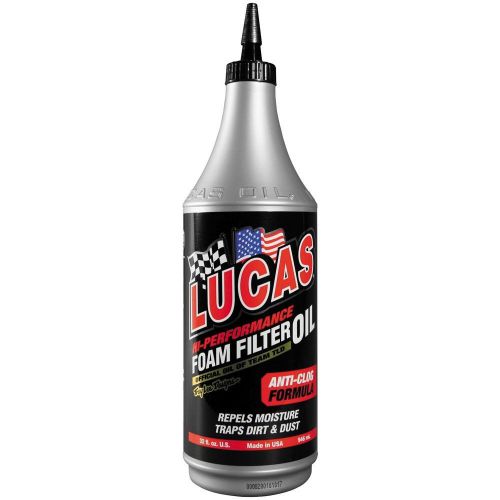Lucas oil high performance foam filter oil