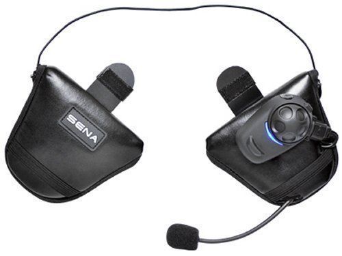 Sena sph10h-fm half helmet bt stereo headset/communicator/intercom black