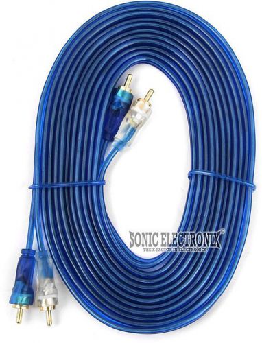 Hitron rca15 blue 15 ft. 2-channel rca interconnect cables