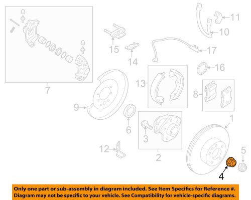 Nissan oem carrier front axles-axle nut 402621ca0a
