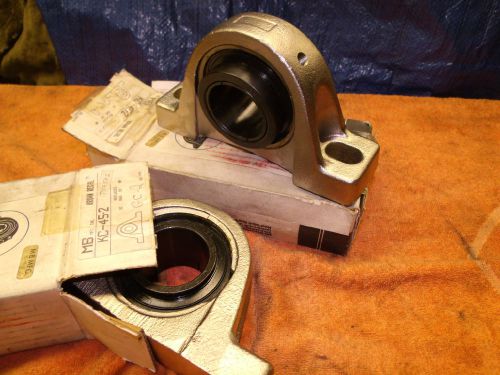 Mb kc-45-2 pillow block bearing 2 &#034; inch casting is kc-210 nickel plated new