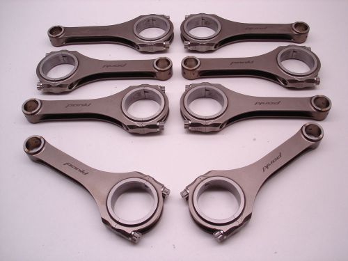 Nascar pankl 6.200&#034; connecting rods w/ bolts 1.976&#034;-1.850&#034; -.827&#034; pin - carrillo