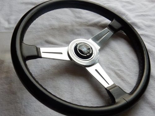 Nardi classic leather steering wheel polished spokes 14.3i