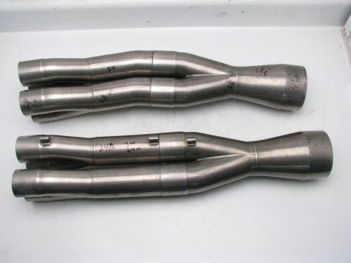 Inconel header exhaust  pro fab tri-y collector  2 1/8 inlet 4&#034; outlet lite wt 1