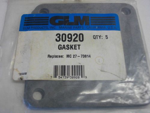 Glm 30920 mercruiser end cap gasket 27-73814 pack of 5 gaskets