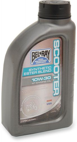 Bel-ray 1 liter scooter synthetic ester blend 4t engine oil 10w-30 99430-b1lw