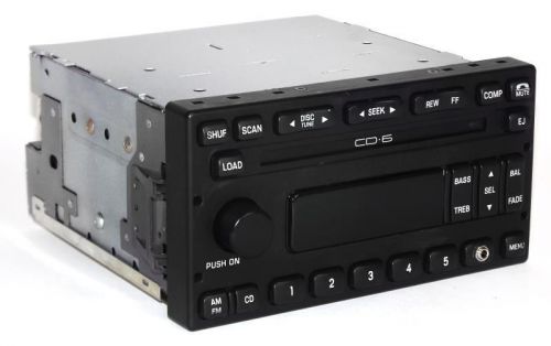 Ford ranger 2002 radio am fm 6 disc cd player w auxiliary input 1c3f-18c815-ab