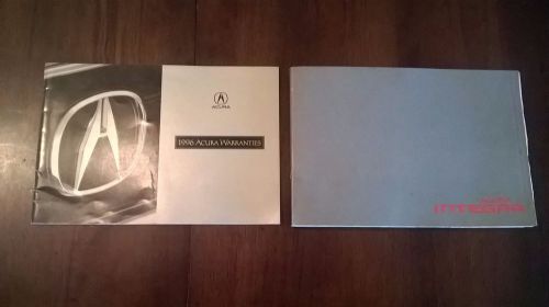 1996 acura integra owners manual and extras