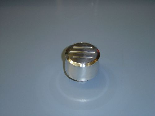 Aluminum push in breather 1&#034; neck ball milled