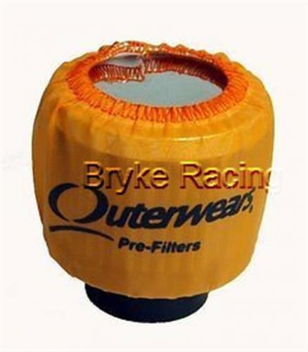 Outerwear orange shielded breather pre filter dirt racing ump imca outer wear