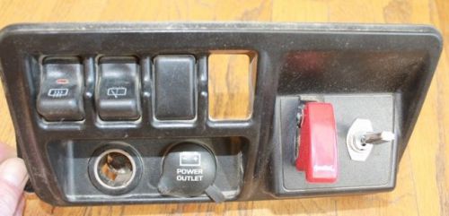 03 -06 tj wrangler dash switch panel with extra switches