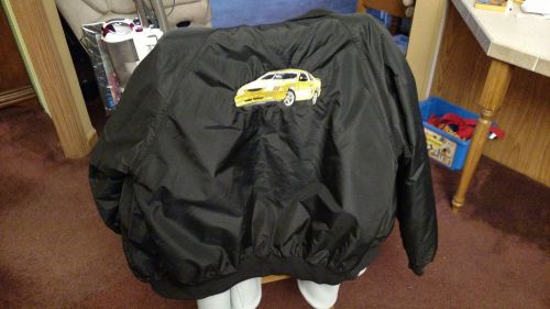 Xl jacket with embroidered yellow mustang gt
