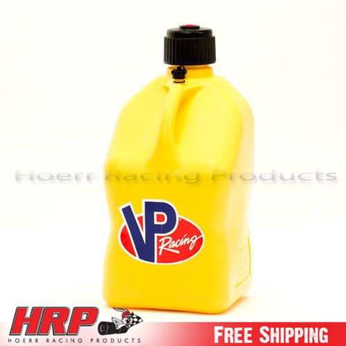 Vp racing fuels 3552 yellow motorsport jug - 5 gallon capacity - 2 pack