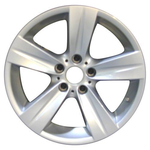 Oem reman 18x8 alloy wheel, rim front bright silver full face painted - 59617
