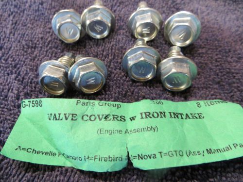 1964-78 pontiac oem valve cover bolts v8 firebird gto