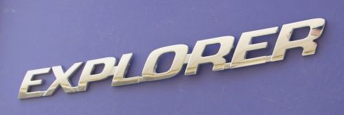 Ford explorer script emblem chrome color oem badge lh rh rear 02-05? 03 04