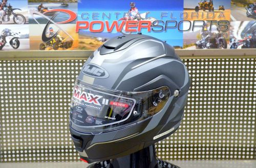 2015 hjc is-max 2 motorcycle modular full face helmet mc-5f black xl