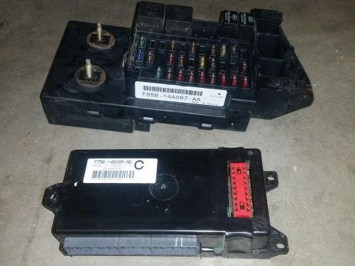 1997 1998 ford f150 4x4 gem module and fuse box f75b-14b205-nd