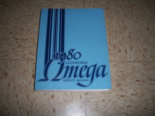1980 oldsmobile service manual omega very detailed factory book