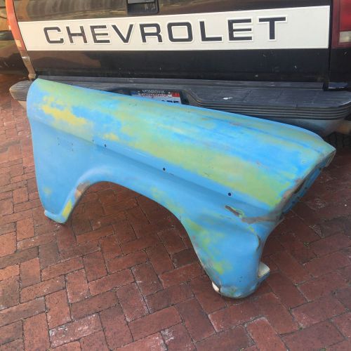 1959 chevrolet pickup truck right front fender will fit 58-59 chevy &amp; gmc