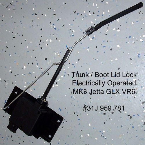Vw mk3 jetta trunk boot remote lock servo 1993-1998 release actuator 31j959781