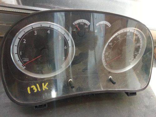 Volkswagen jetta speedometer cluster; (cluster), mph (160 mph), w/o multifunct